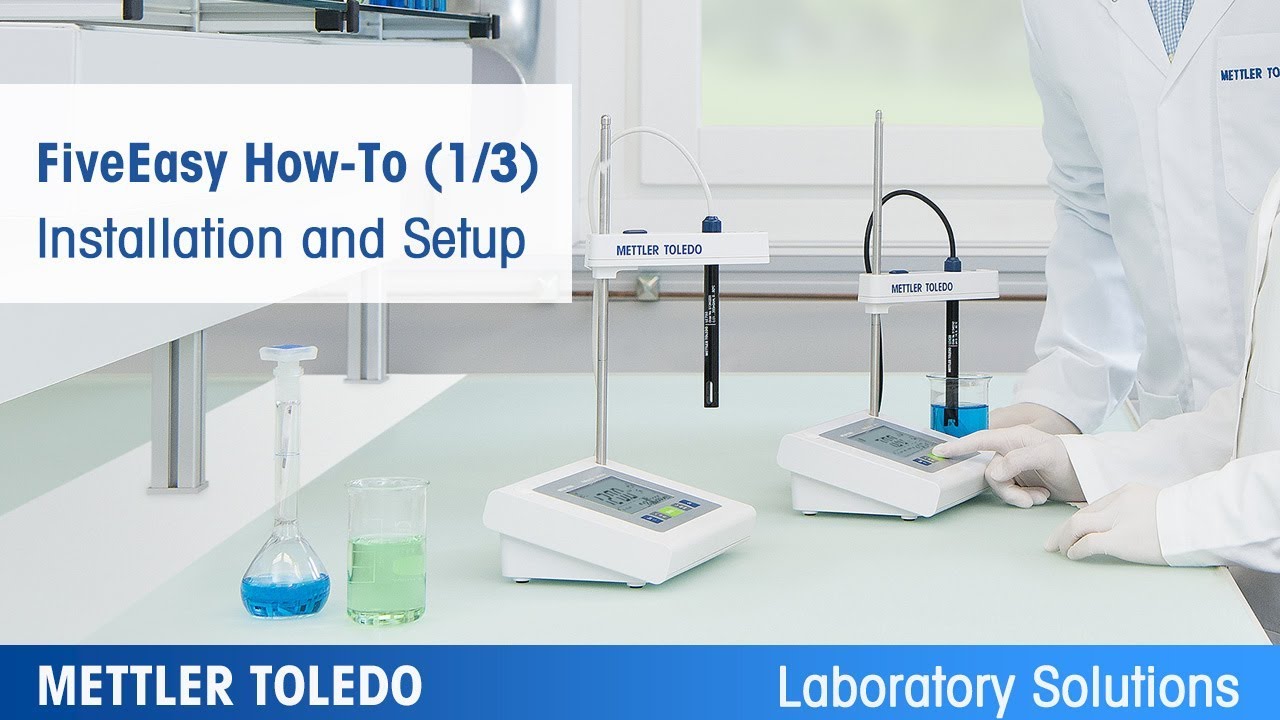 메틀러 토레도 New Update FiveEasy How-To (1/3): pH Meter Installation and Setup