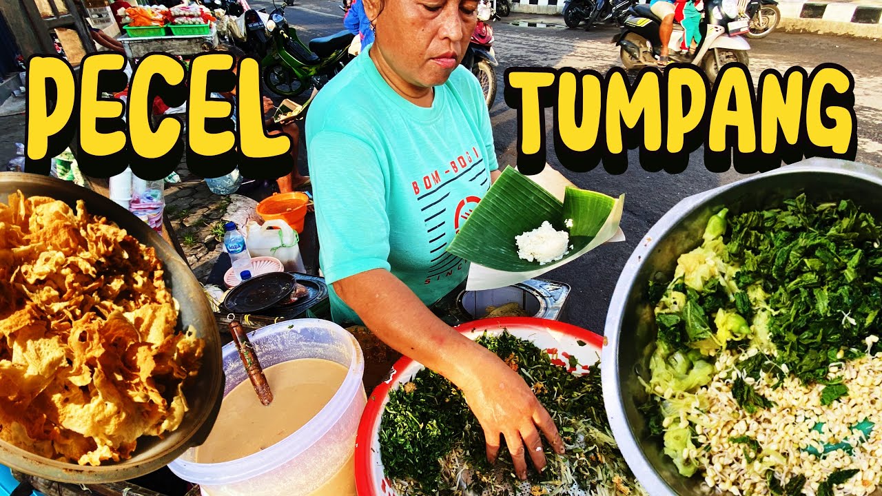 KULINER PECEL TUMPANG KHAS KERTOSONO ! SARAPAN NIKMAT ANTI RIBET‼️