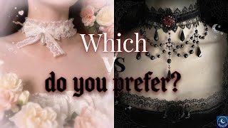 Gothic vs. Soft Aesthetic Quiz 🖤🤍 Pick One! (25 Epic Choices) #trend#gothic#soft#challange#quiz screenshot 1