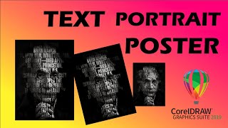 Face Typography | Text Portrait Tutorial | Text Portrait Effect | Coreldraw Tutorial screenshot 5