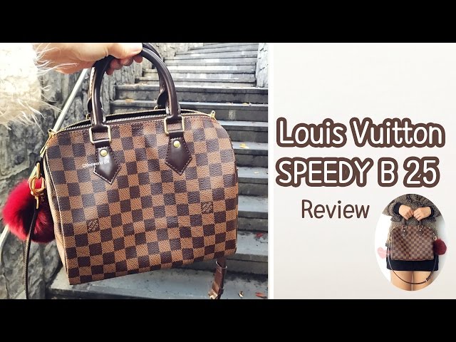 LOUIS VUITTON SPEEDY 25 BANDOULIERE REVIEW GERMAN DEUTSCH 