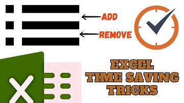 Excel Super Tricks | Add, Remove Multiple Rows Quickly | Work Smart in Excel | DigitaLWalkwaY