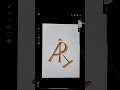 Name logo "RIYA" digital art ll infinite painter 🖍️🖌️ 😱🖌️#shorts #logos