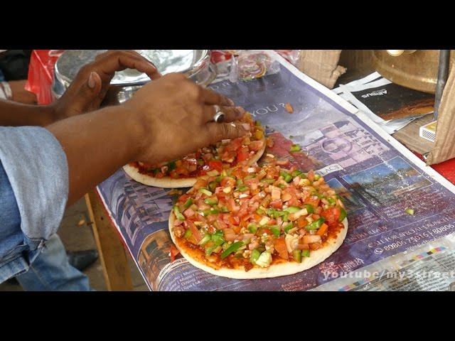 TRADITIONAL PIZZA | 4K VIDEO | MUMBAI STREET FOOD street food