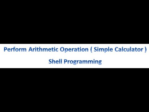 Perform Arithmetic Operation ( Simple Calculator )