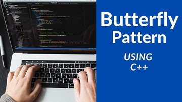 butterfly pattern c++ || butterfly pattern code || butterfly pattern cpp