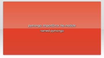 pymongo: ImportError: No module named pymongo