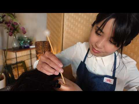 【ASMR】耳の奥まで水洗浄…ぞわっと気持ちいい耳かき屋ロールプレイ