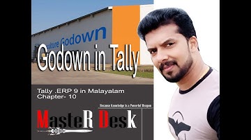 Godown In Tally,Tally ERP9 in Malayalam