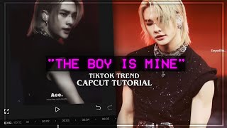 "THE BOY IS MINE" Tiktok trend capcut editing tutorial