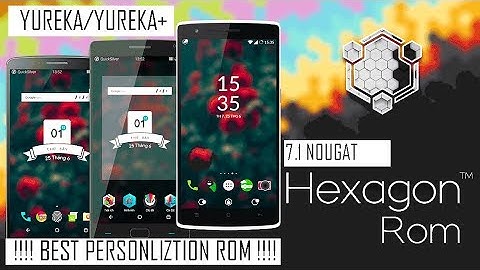 ROM UNOFFICIAL HexagonROM v2.5  VoLTE For Yureka/Yureka+