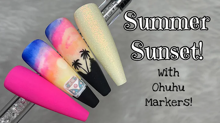 Summer Sunset Nails using Ohuhu Markers! | Nail Sugar | Madam Glam
