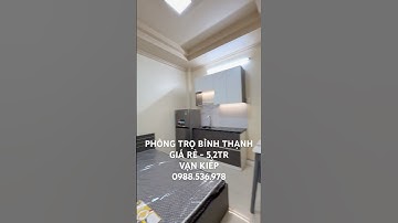 Cho thuê phòng trọ Bình Thạnh giá rẻ | Vạn Kiếp #cho_thuê_phòng_trọ_quận_bình_thạnh  #mạnh_địa_ốc
