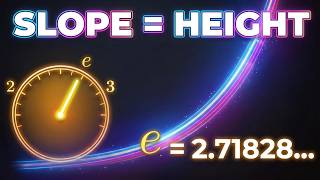 Turn the Dial to e: The Only Base Where Slope Equals Height