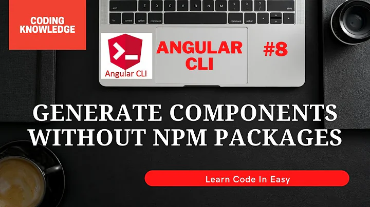 Generate Component Without npm Packages In Angular CLI | node_modules Folder | Coding Knowledge