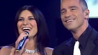 Laura Pausini e Eros Ramazzotti in Volare San Remo 2006