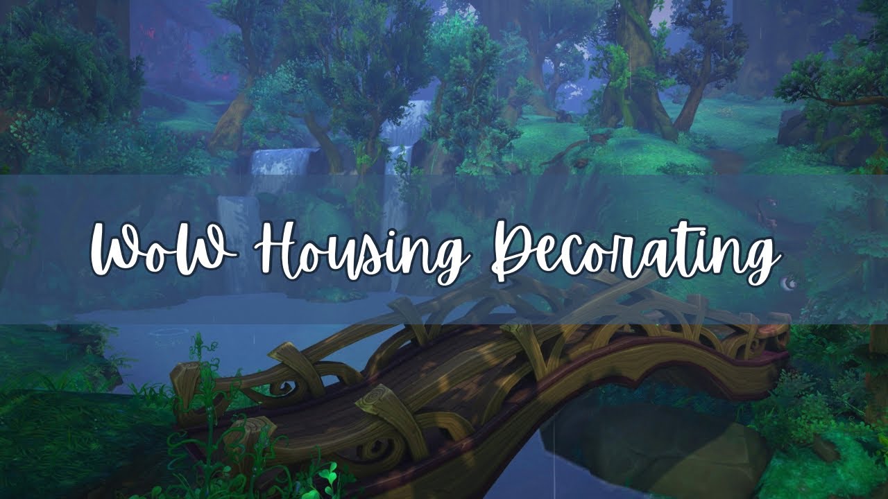 A cozy session of WoW housing decor - exterior decor | Livestream VOD 