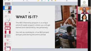 SEO Internship Launch Webinar by Sanjay Shenoy SEO Internship Launch Webinar by Sanjay Shenoy