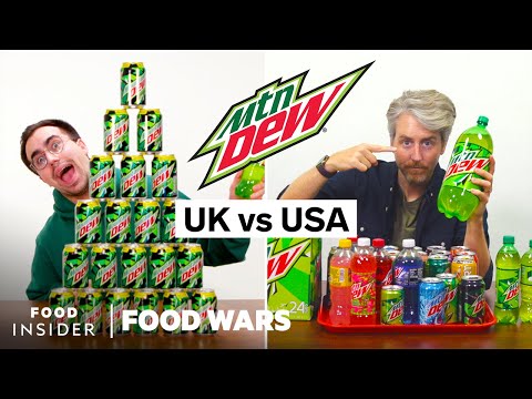 US vs UK Mountain Dew | Food Wars