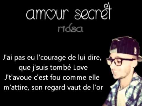 Ridsa Amour Secret Lyrics La Releve Du Rap Love Youtube