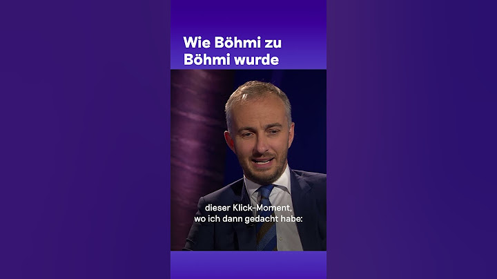 Wie Böhmi zu Böhmi wurde - Jan Böhmermann I deep und deutlich #shorts