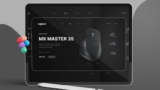I MADE A UI DESIGN FOR LOGITECH - Figma UI Design Tutorial [ENG-SUB] screenshot 5