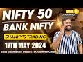 Bank Nifty50:MAY 17 Live Options Trading today!#BankNiftyTradingLive |In 2024 Learn Trading Easy Way