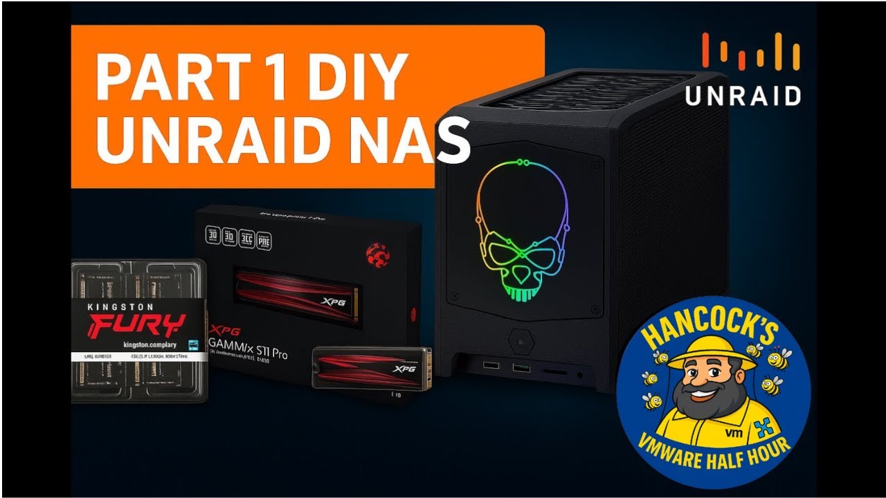 ЧАСТЬ 1: Самодельный NAS-накопитель UnRAID «MEGA» NVMe с использованием Intel NUC 11 Extreme (Bea...