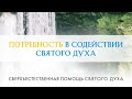 1. Потребность в содействии Святого Духа – «Сверхъестественная помощь Святого Духа»