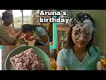 || ARRU MIX SISTER'S BIRTHDAY | home made birthday cake