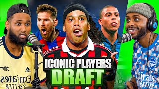 ICONIC FOOTBALLERS DRAFT CHALLENGE Ft Messi, Ronaldinho, R9