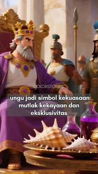 Ungu itu cantik dan mahal, tapi bisa juga mematikan #MaknaWarna #SejarahUngu #PsikologiWarna