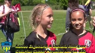 Kenlee Engelhardt & Daniella Rodriquez of Spearfish Soccer Pequeños Amigas U10 @SDYouthSoccer