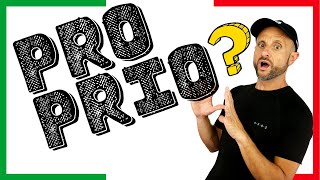 What does PROPRIO mean in Italian? - How to Use PROPRIO in Italian