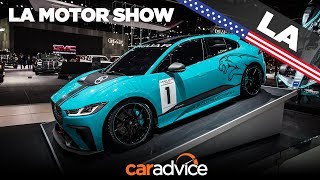 2018 Jaguar i-Pace e-Trophy electric race car: LA Auto Show