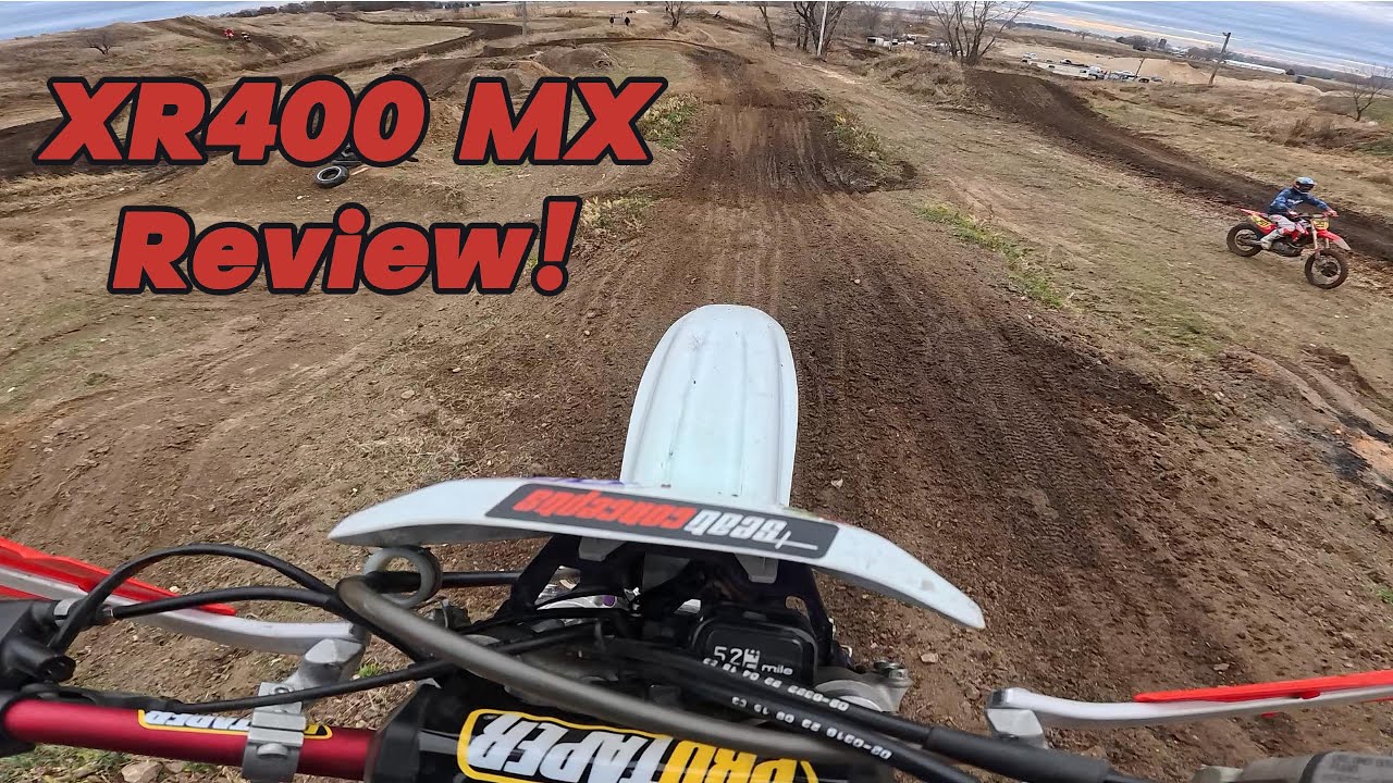 Обзор кроссового мотоцикла Honda XR 400! А прыгает ли он на самом деле?