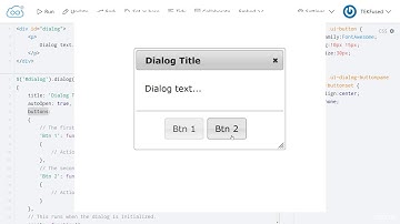 30. Using Icons as Buttons in a jQuery UI Dialog