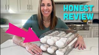 From Cluttered to Organized | Auto-Roll Egg Holder for Refrigerator