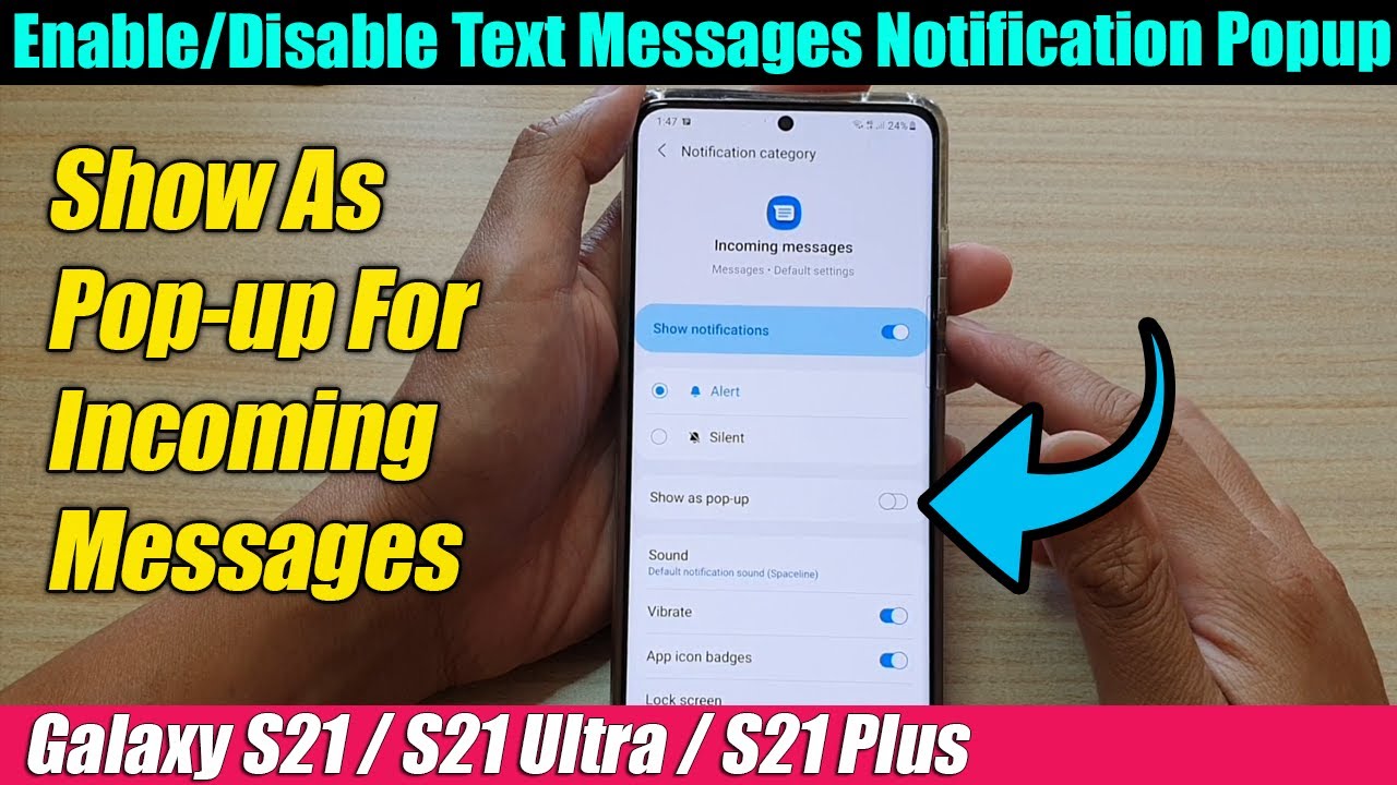 Có phải bạn đang mệt mỏi với một số cuộc trò chuyện qua tin nhắn? Với Samsung Galaxy S21, bạn có thể kích hoạt hoặc tắt tin nhắn với dễ dàng chỉ qua vài cú chạm. Hãy bấm vào hình ảnh để tìm hiểu thêm về tính năng này.