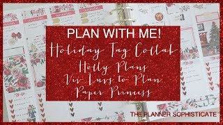 Collab Holiday Tag Plan With Me w/ Holly Plans, Paper Princess &amp; Viv Luvs to Plan // Ft . MNA