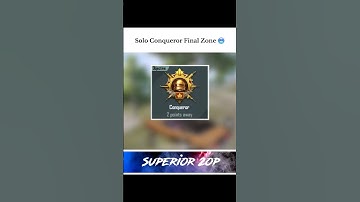 Conqueror Lobby End Zone 💀