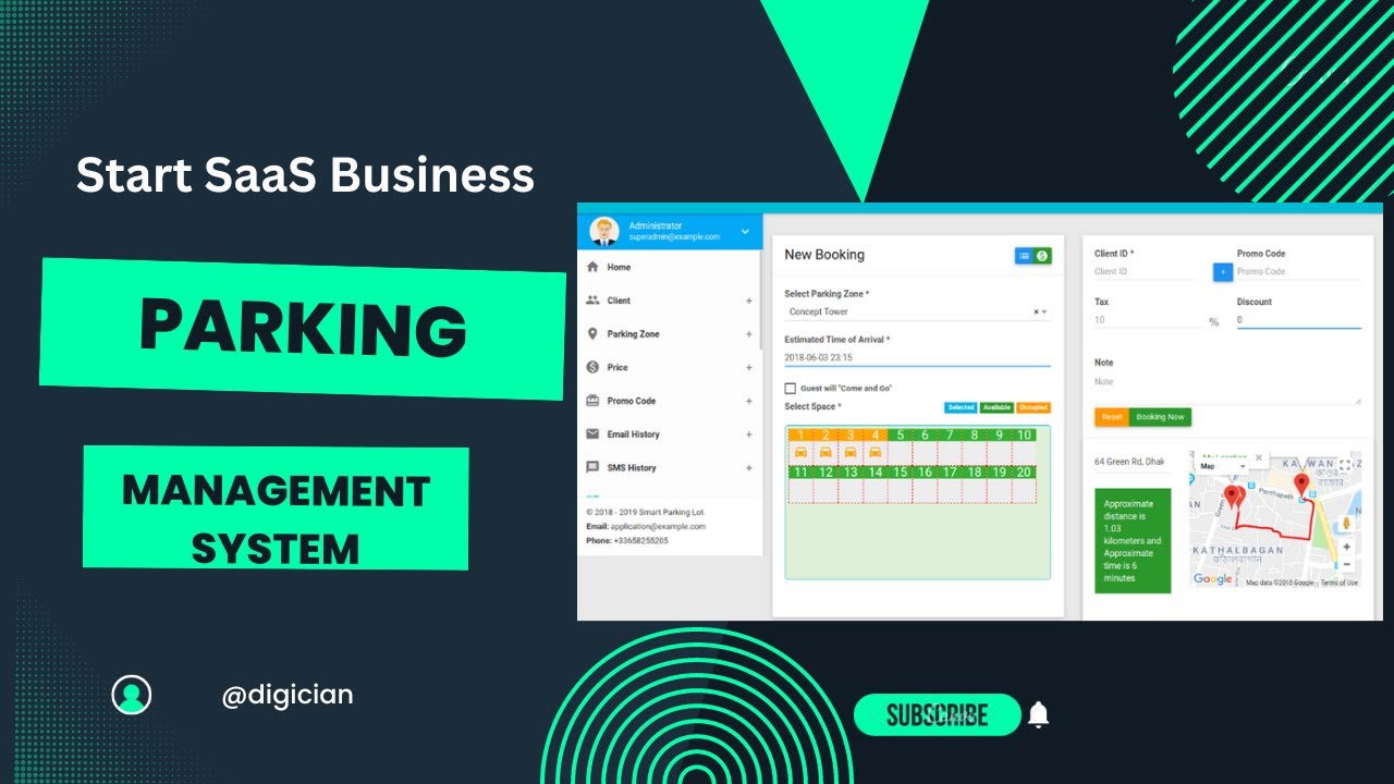 Parking Reservation System SaaS Business | Parking Management System ...