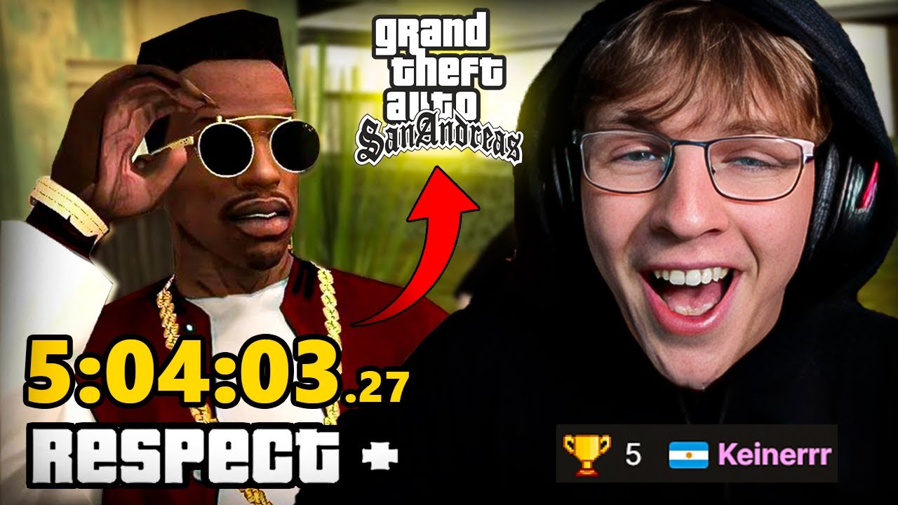 TOP 5 ARGENTINO en SPEEDRUN de GTA SA - Keiner