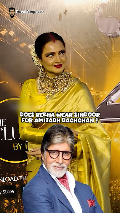 Does Rekha Wear Sindoor For Amitabh Bachchan #bollywood #amitabhbachchan #rekha
