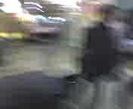 Darren McHugh Lifts his luggage in John Lennon Air...