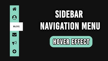 Sidebar Navigation Menu 3D Hover Effect Using CSS3