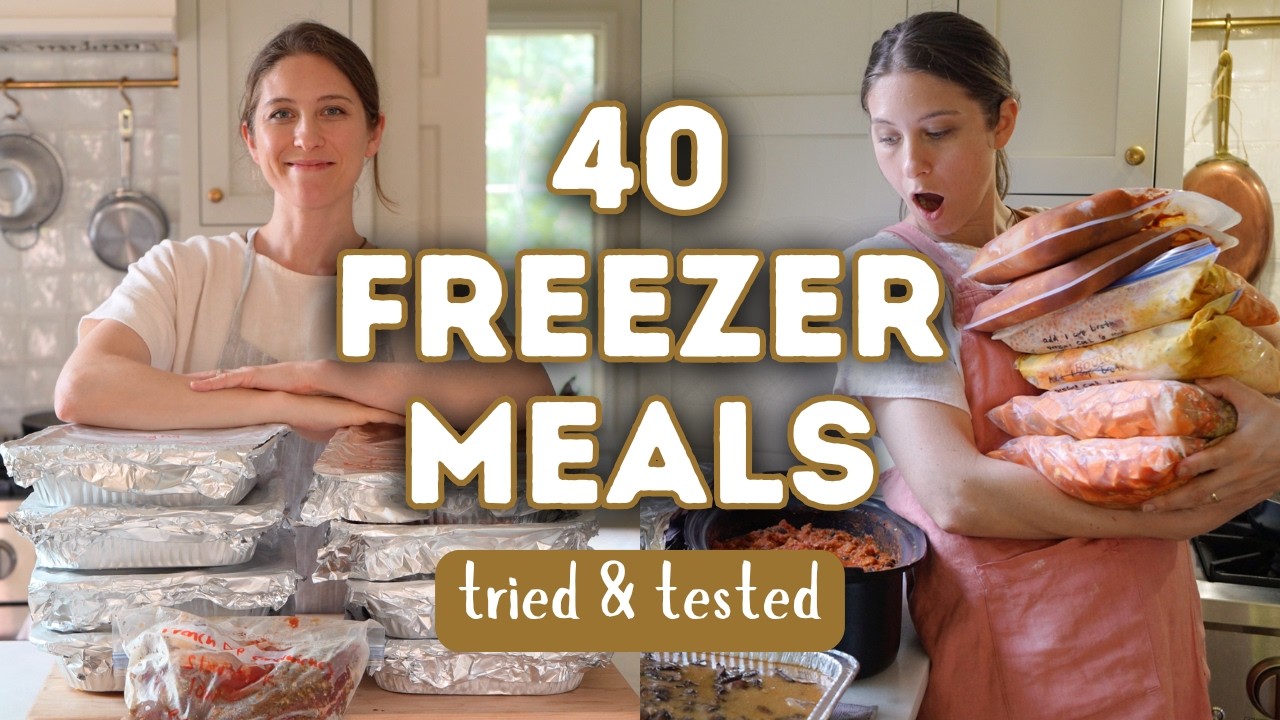 The Ultimate Freezer Meal Prep Guide | 40 Recipes That Actually Work