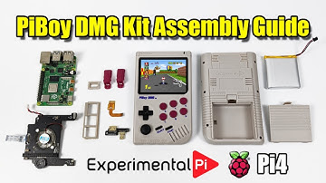 Experimental Pi PiBoy DMG Kit Assembly Guide- Raspberry Pi 4 GameBoy