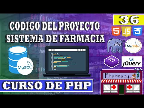 36 - Curso de PHP 👨💻  (🚀 Código Fuente del PROYECTO - Sistema de Farmacia 💻 )