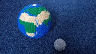 Lego Earth model with 1000+ pieces!